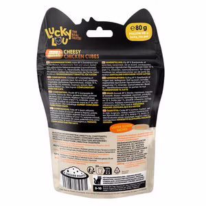 Lucky Lou Lucky Ones Cubes Käse und Huhn für Katzen 80g