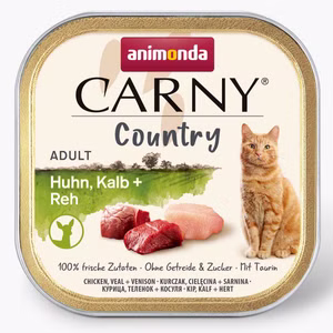Animonda Carny Country Huhn Kalb Reh für Katzen 100g