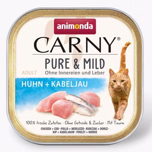 Animonda Carny Pure & Mild Huhn Kabeljau 100g