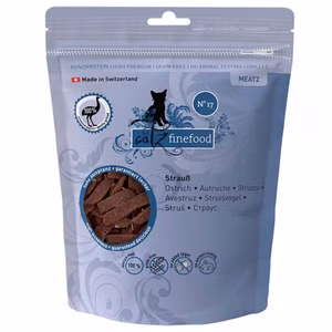 catz finefood Meatz Nr 17 Strauss Leckerchen für Katzen 45g
