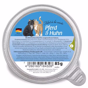 GranataPet Filet à la carte Pferd Huhn 85g