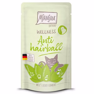 MjAMjAM Wellness Anti Hairball Huhn  125g