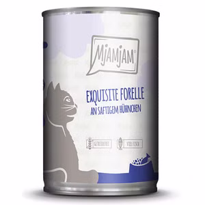 MjAMjAM exquisite Forelle an saftigem Hühnchen 6x400g