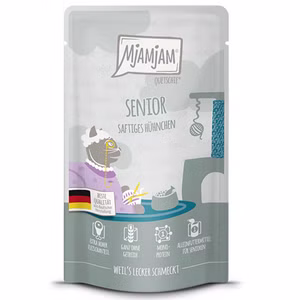 MjAMjAM Quetschie Senior saftiges Hühnchen 125g