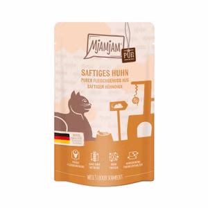 MjAMjAM Quetschie Purer Fleischgenuss - saftiges Huhn pur Katze 125g
