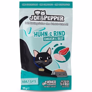 Joe & Pepper Pouch Huhn Rind  125g