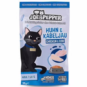 Joe & Pepper Pouch Huhn Kabeljau 125g