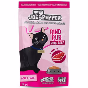Joe & Pepper Pouch Rind pur 125g
