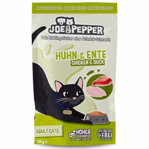 Joe & Pepper Pouch Huhn Ente 10x125g