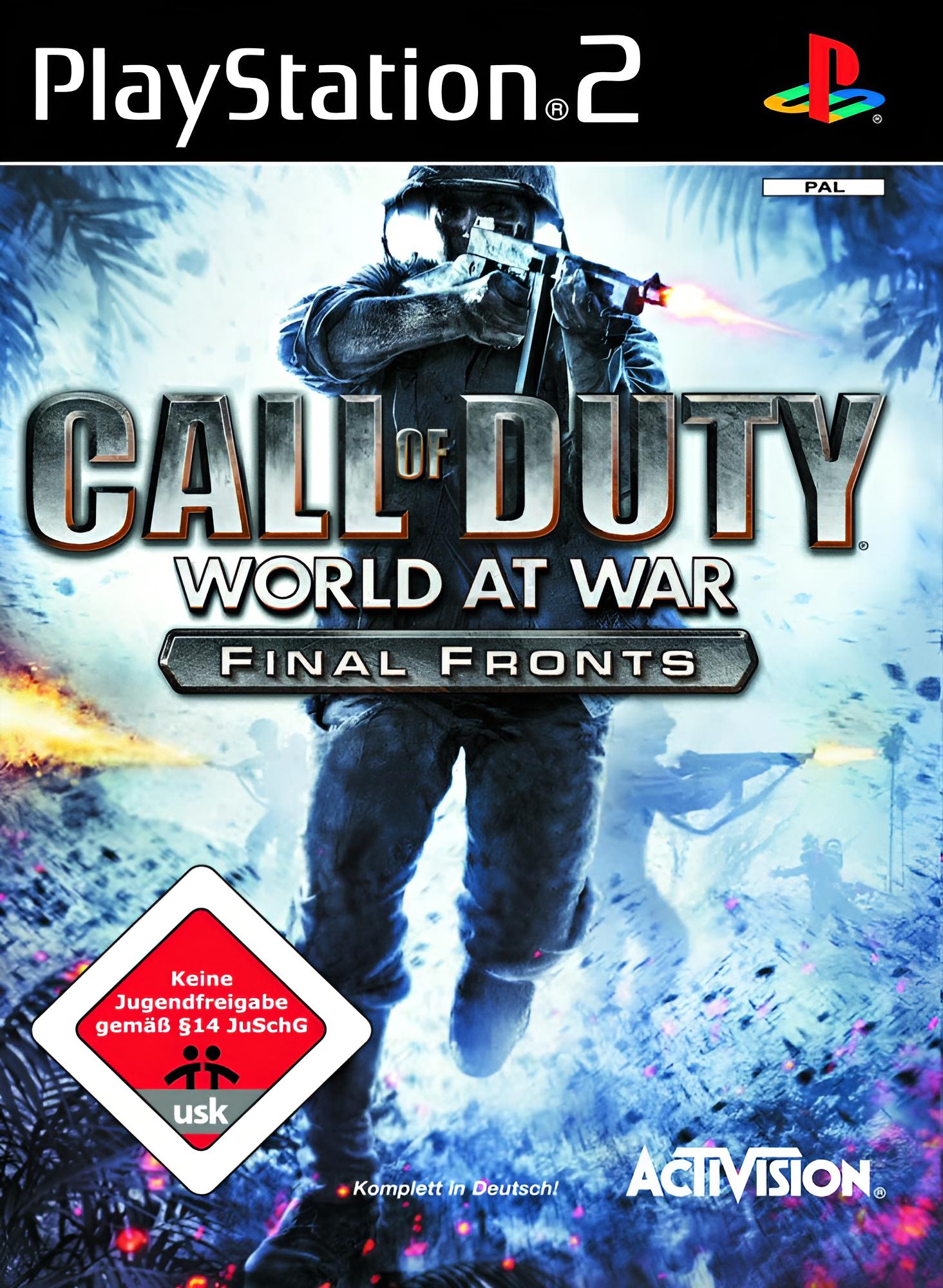 Playstation 2 Call of Duty World at War Final Fronts Ps2 mit Anleitung CoD WW - Bild 4