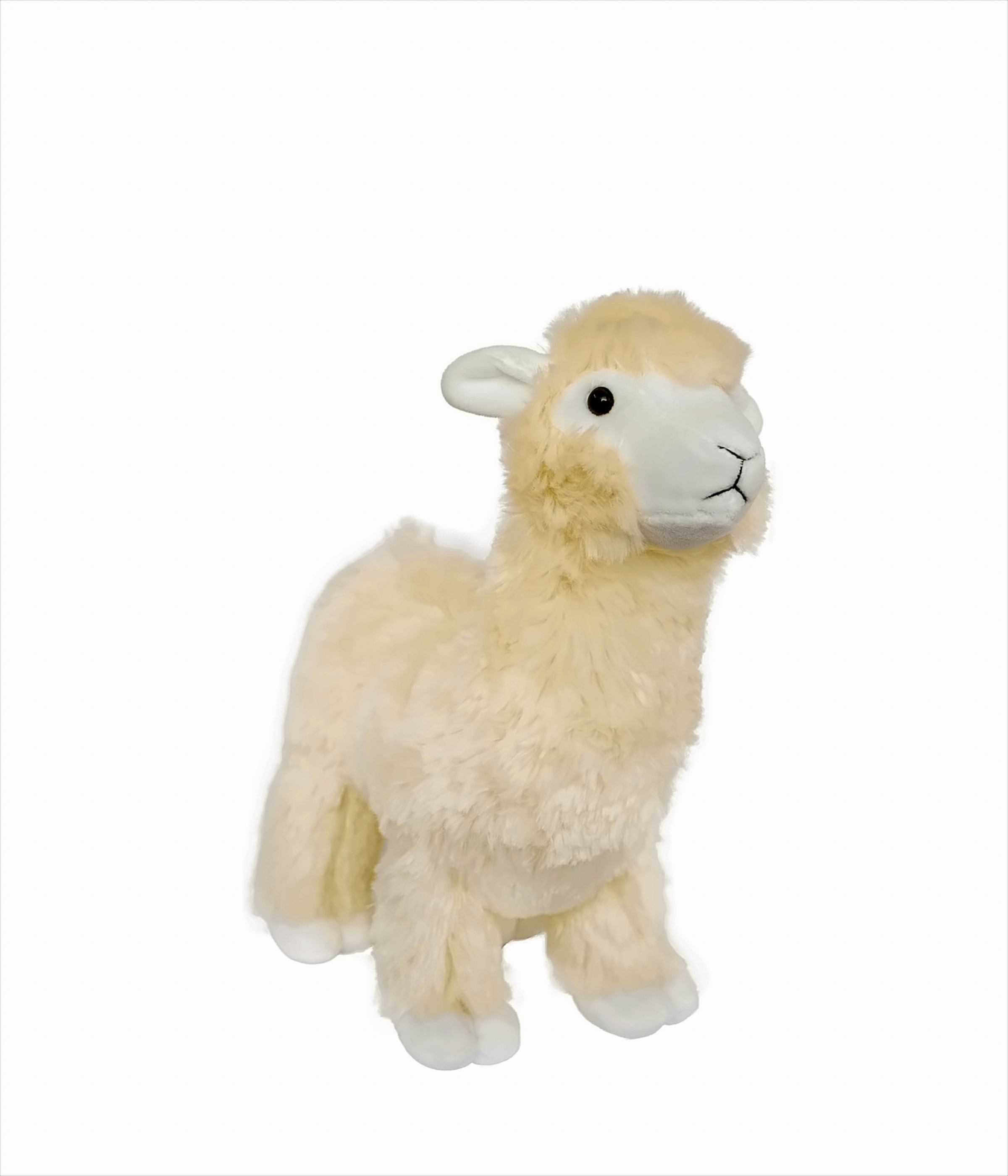 Beige Lama Franky Plüsch 28 Cm