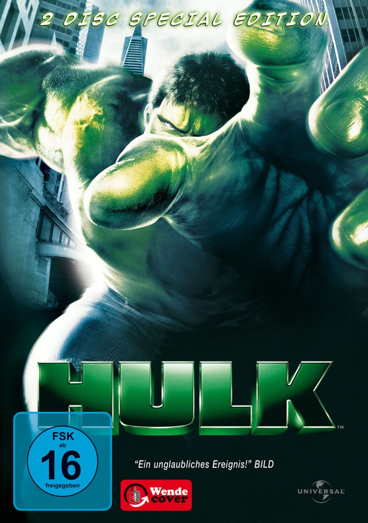 Hulk 2 Disc Special Edition DVD Film in Hülle OVP (2 DVDs) - Bild 4