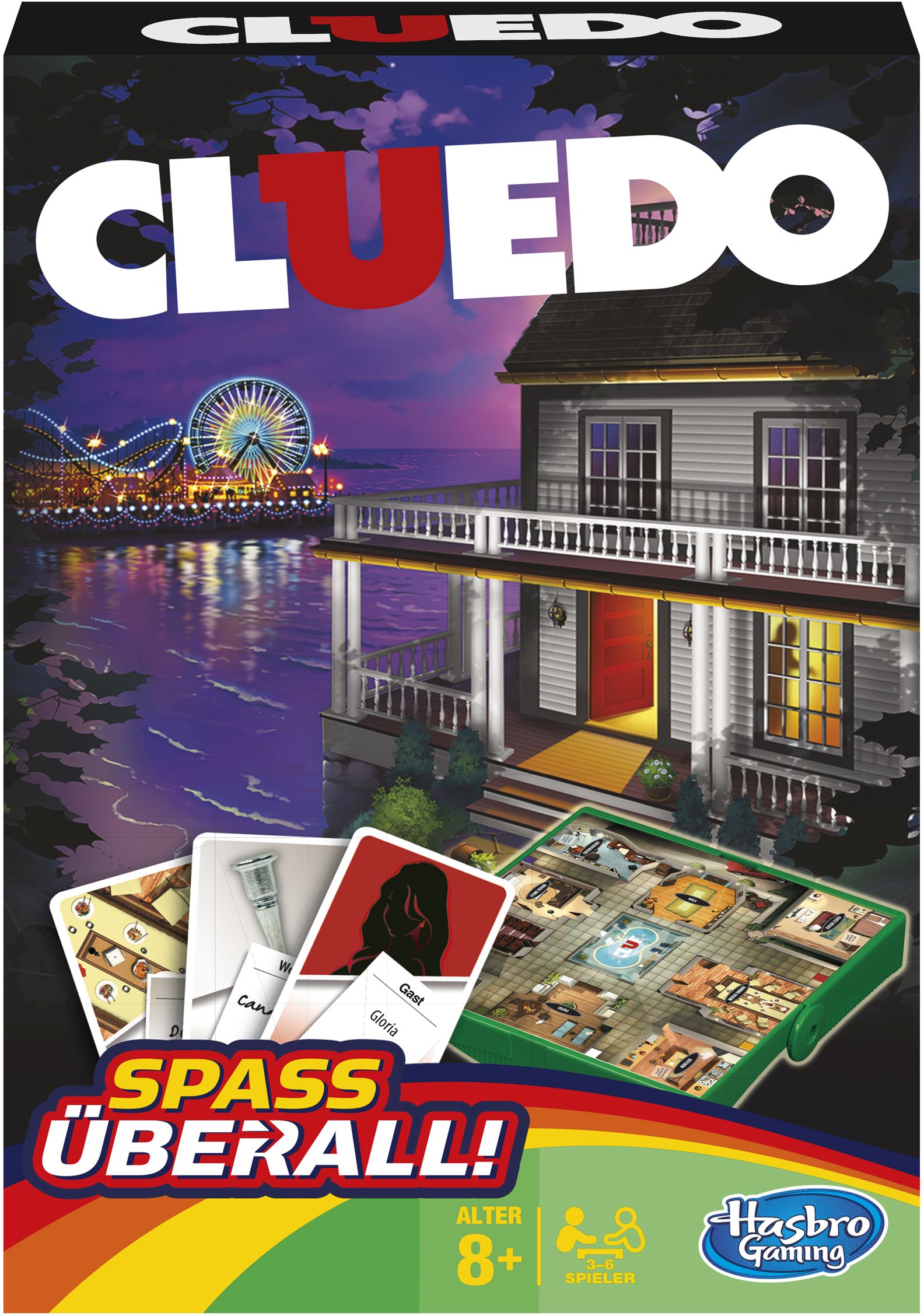 Hasbro Spiele B0999100 - Cluedo Kompakt Reisespiel - Bild 4