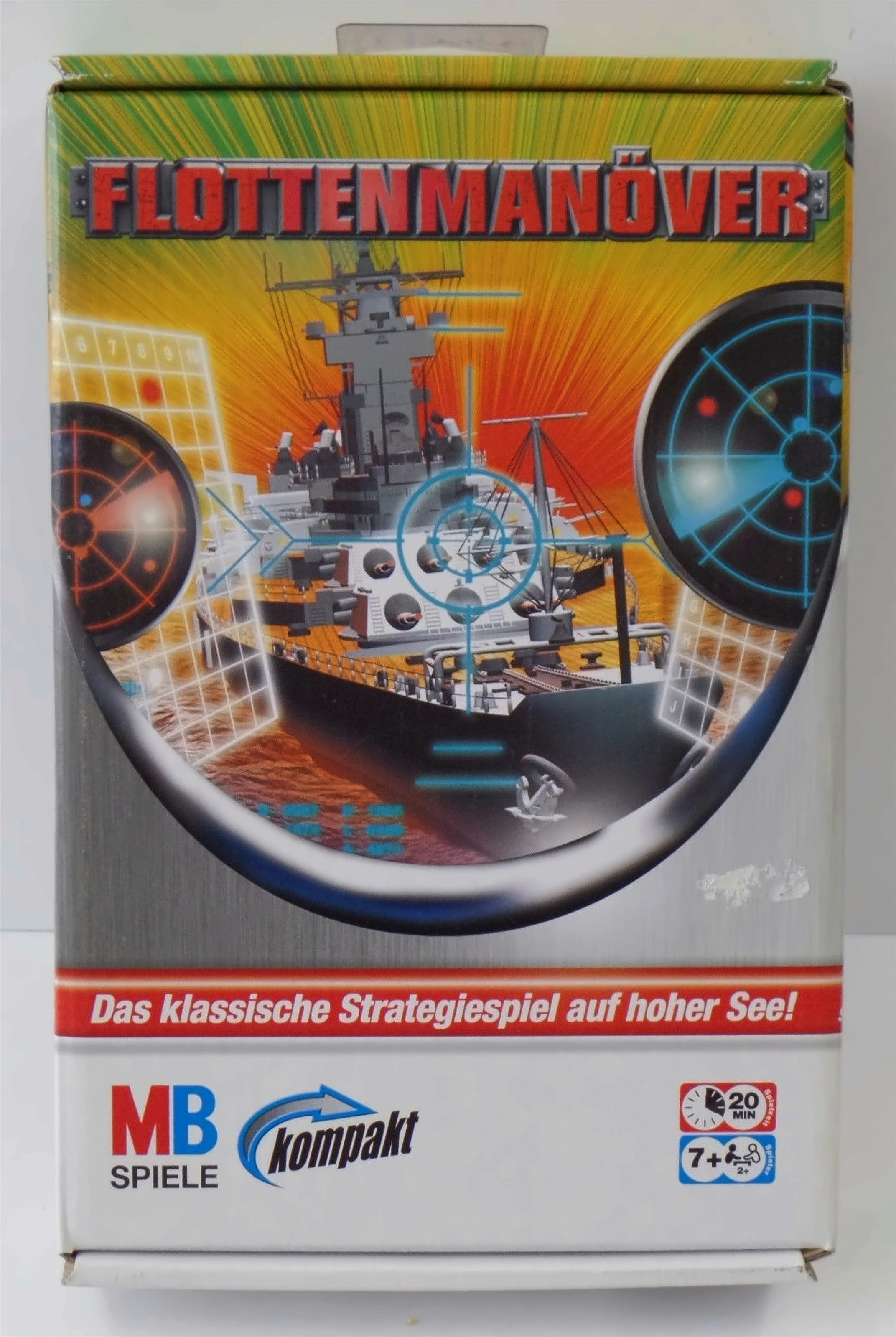 Flottenmanöver MB Spiele Kompakt Reiseversion Schiffe Hasbro neu unbenutzt ab 7 - Bild 2