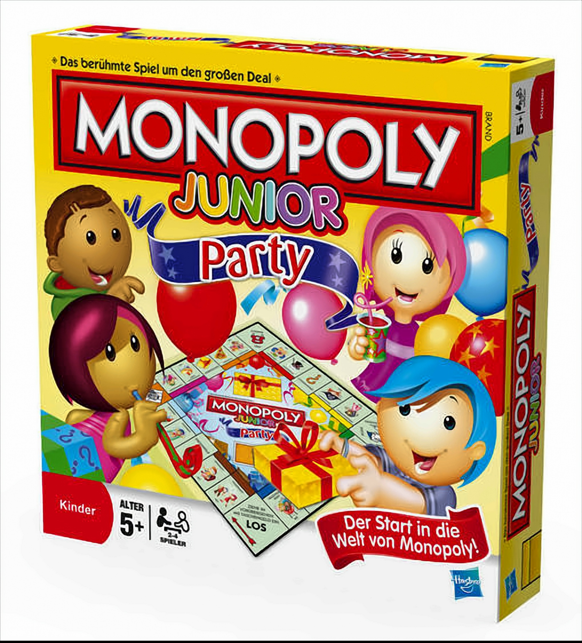 Monopoly Junior Party Brettspiel Kinderspiel Hasbro 2011 Unbespielt Inhalt Neu ✅ - Bild 3