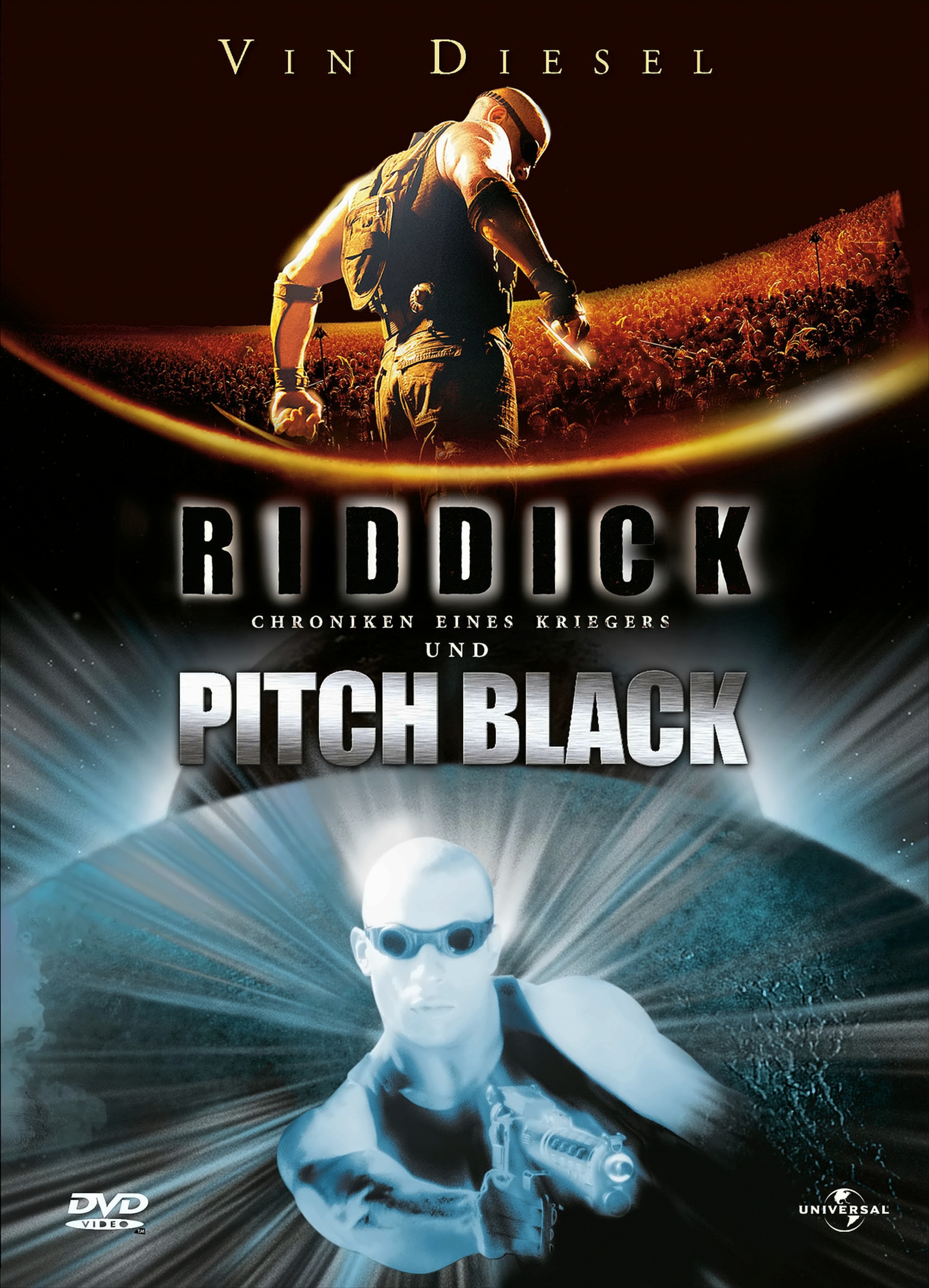 Riddick Chroniken eines Kriegers und Pitch Black 2 Disc Set DVD Keep Case - Bild 4