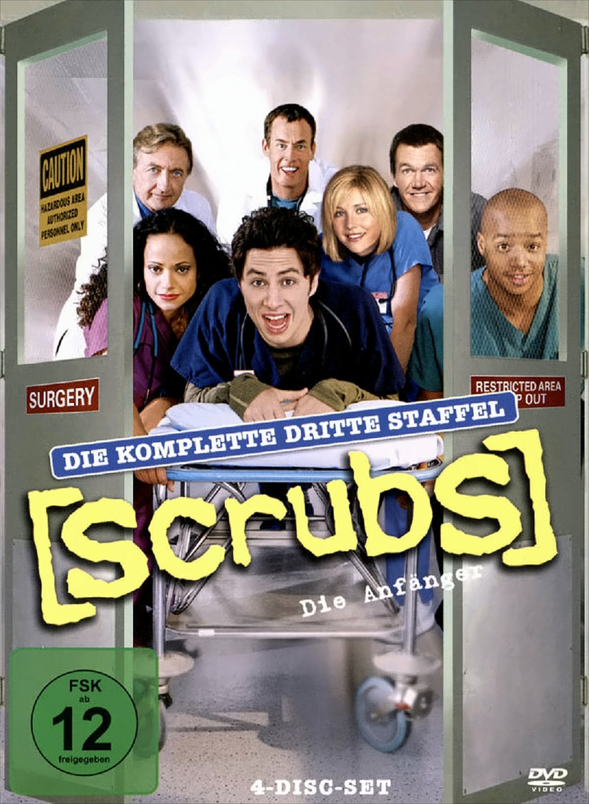 Scrubs: Die Anfänger Die komplette 1. Staffel 4 DVDs Serie Comedy PAL Top Kult - Bild 4