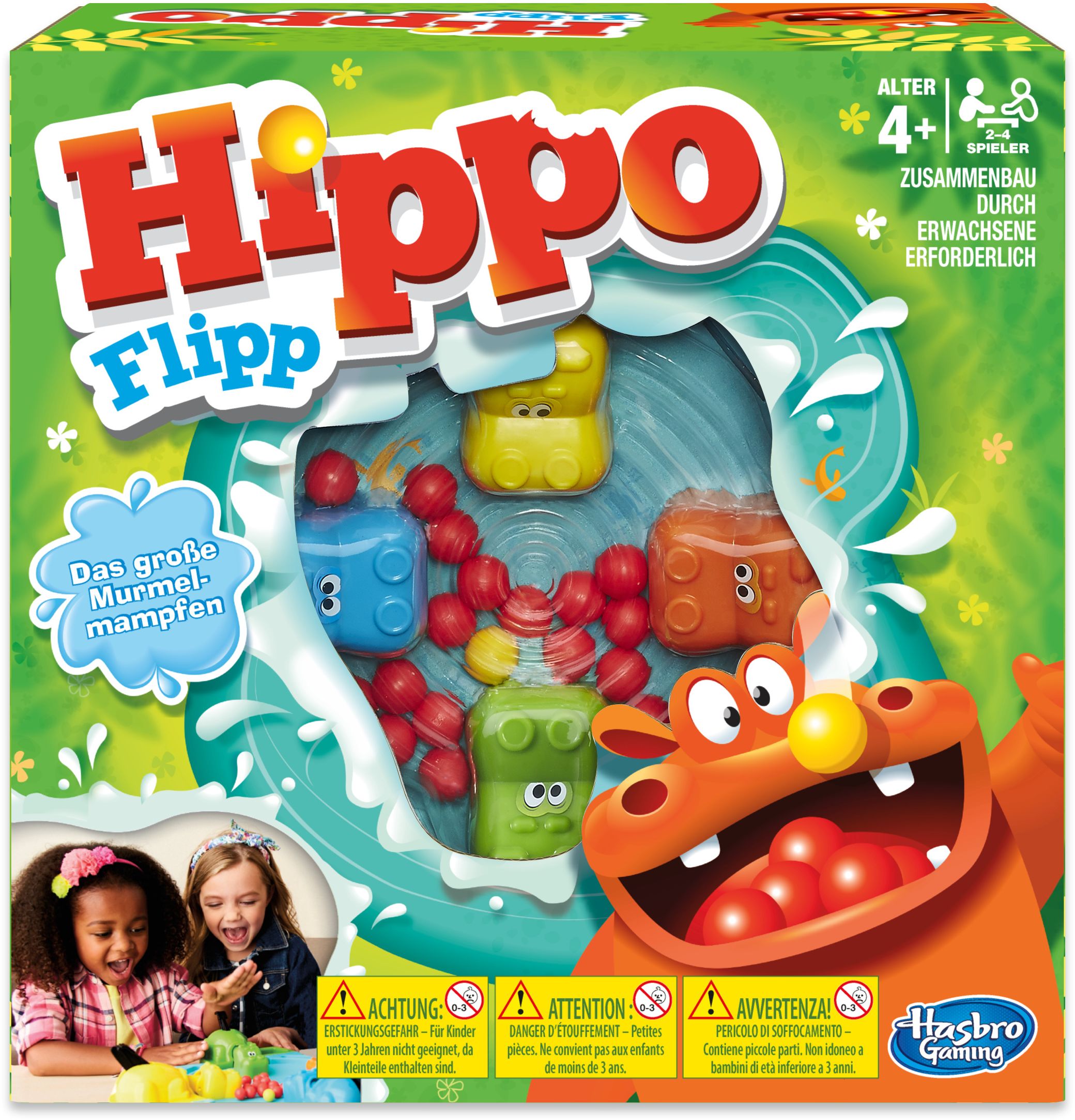 Hasbro Gaming Hasbro 98936398 Hungry Hippos Hippo Flipp - Bild 2