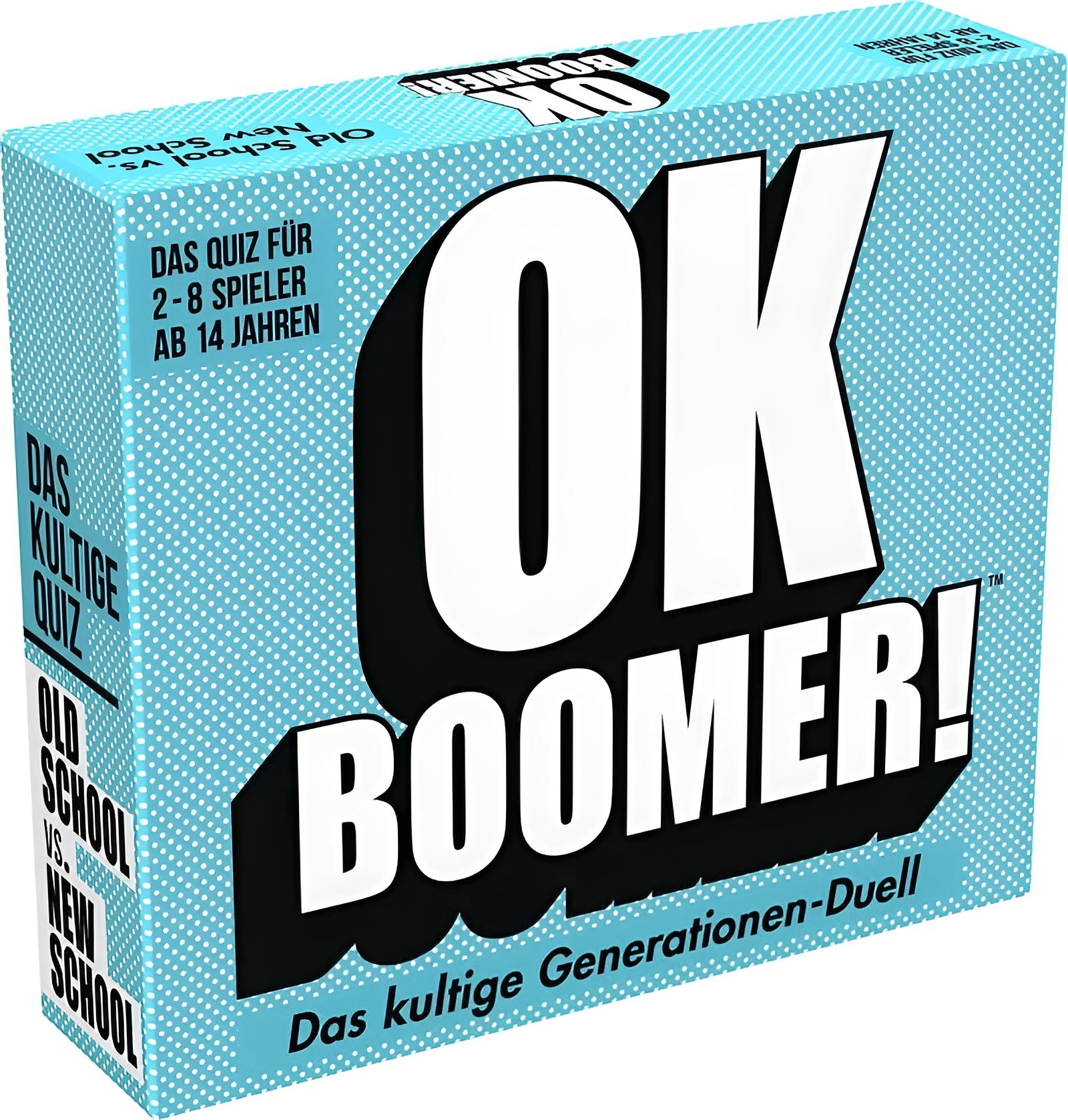 Jungen Ok Boomer!, Kartenspiel Ab 14 Jahren, Gesellschaftsspiel Für Spieleabend Für 2 Bis 8 Spieler