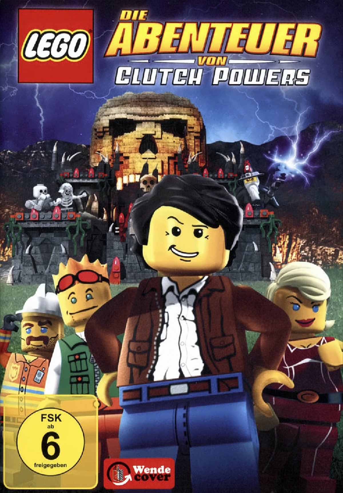 DVD Lego Die Abenteuer von Clutch Powers Film Action Held Mut Freunde Kratzer! - Bild 4