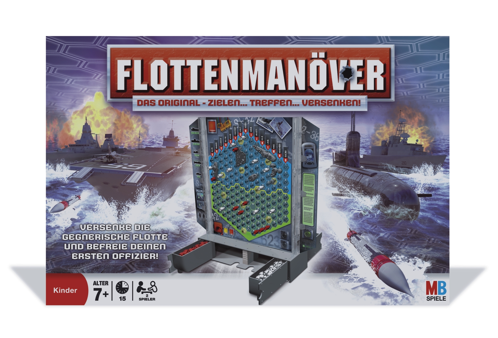 Flottenmanöver 2008 Hasbro komplett vollständig Gesellschaftsspiel Taktik Spaß - Bild 4