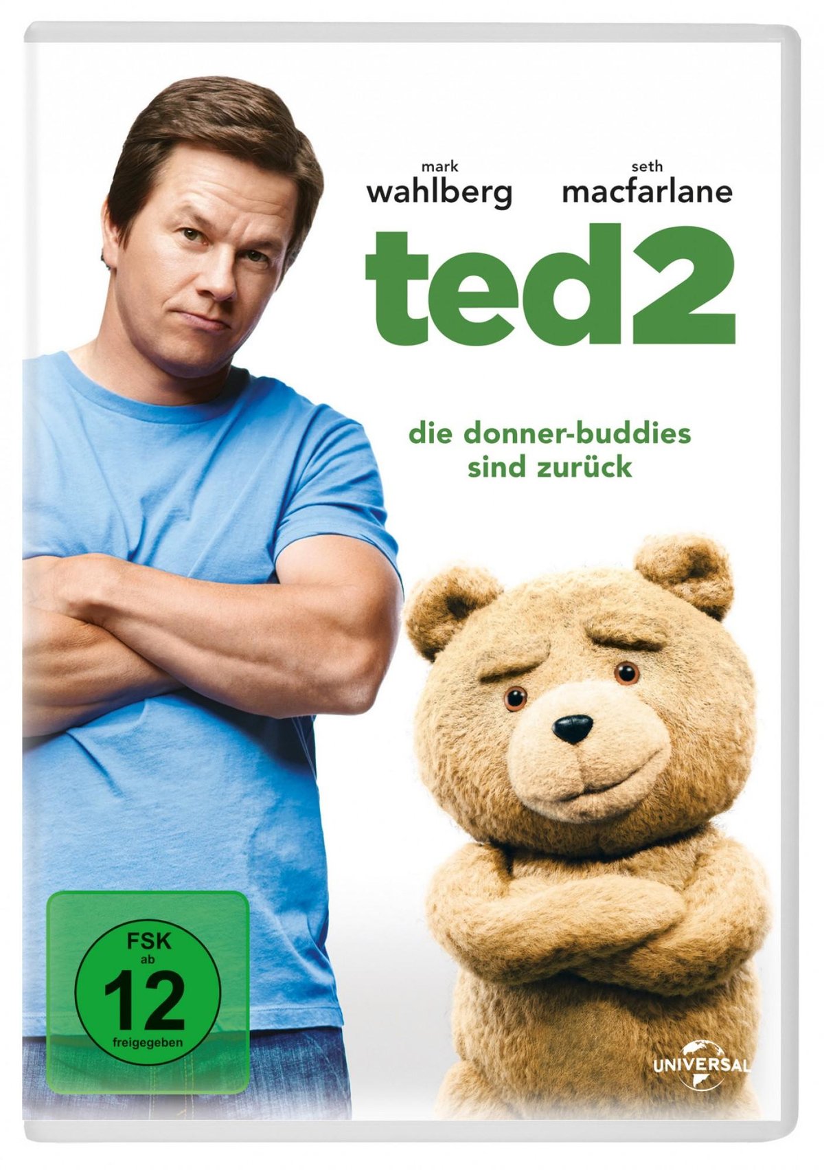 Ted 2 DVD Seth Macfarlane Mark Wahlberg Amanda Seyfried Morgan Freeman Barth OVP - Bild 4