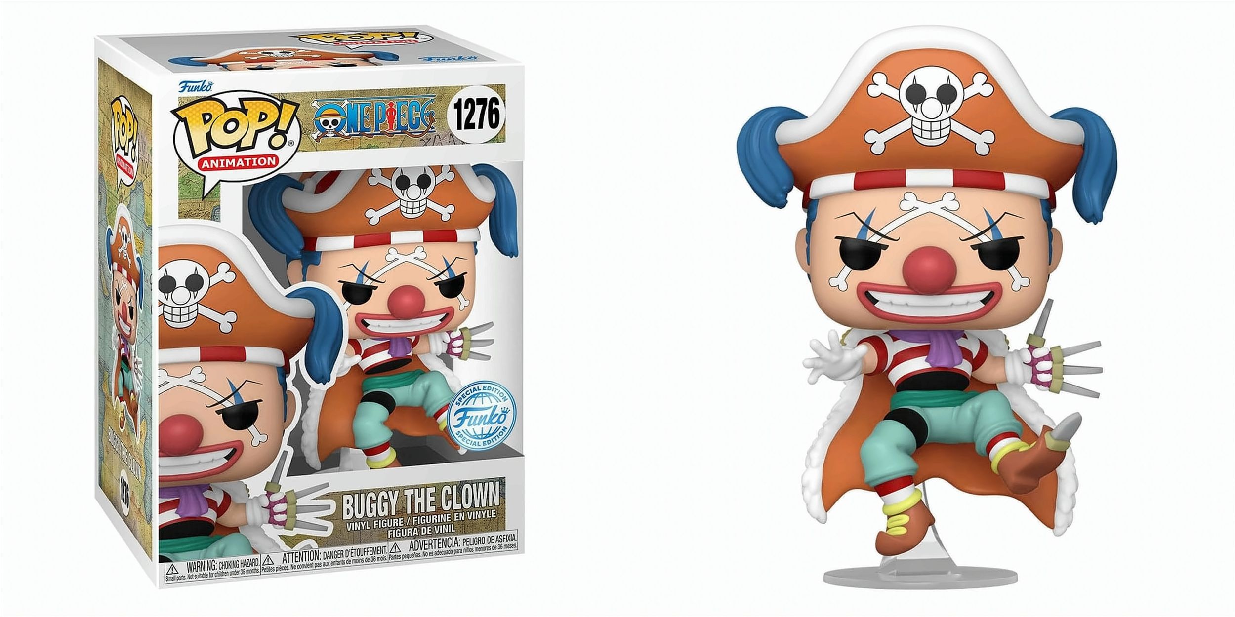 Funko POP! One Piece - Buggy the Clown #66428 - Bild 8