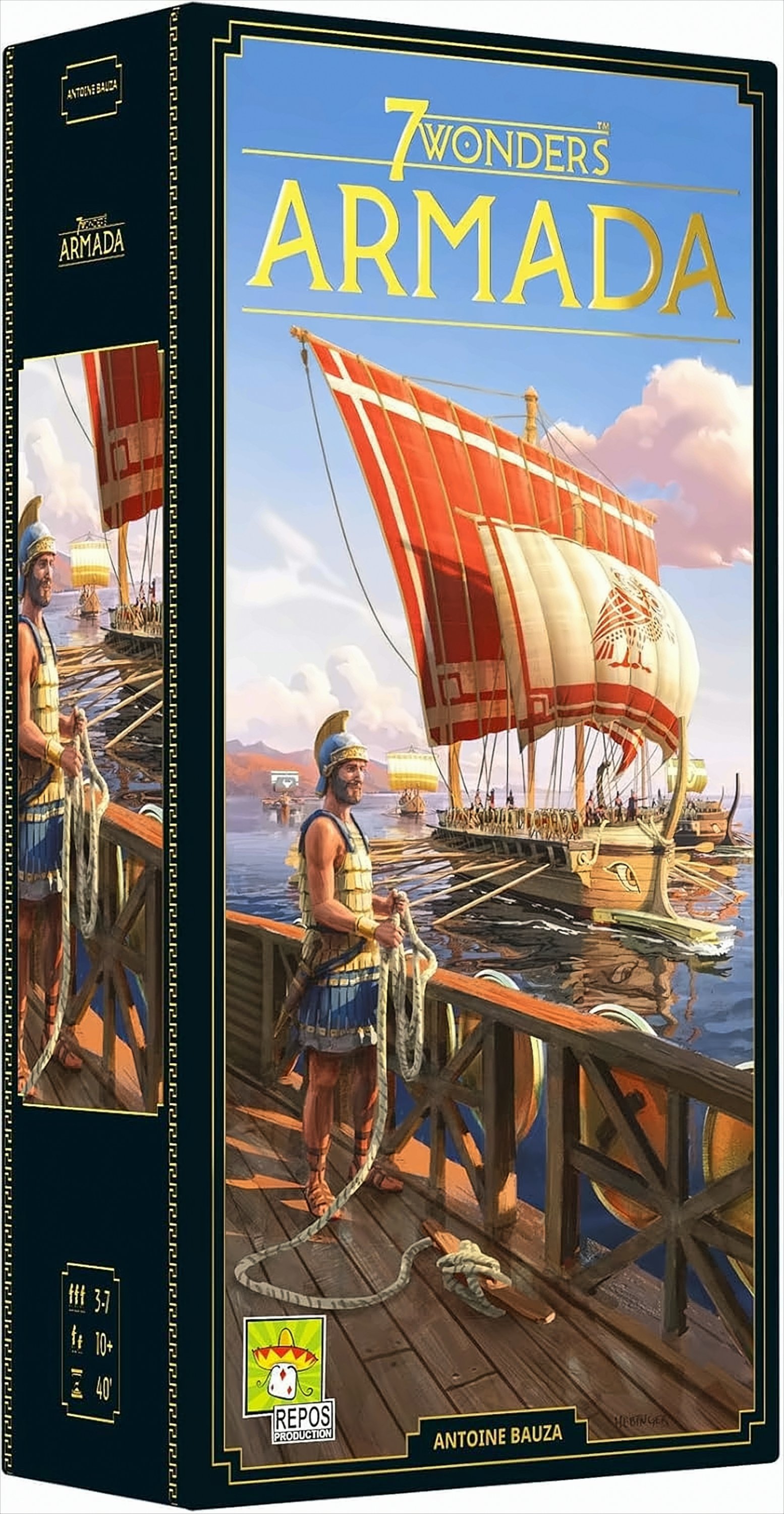 7 Wonders Armada - Brettspiel-Erweiterung, italienische Ausgabe