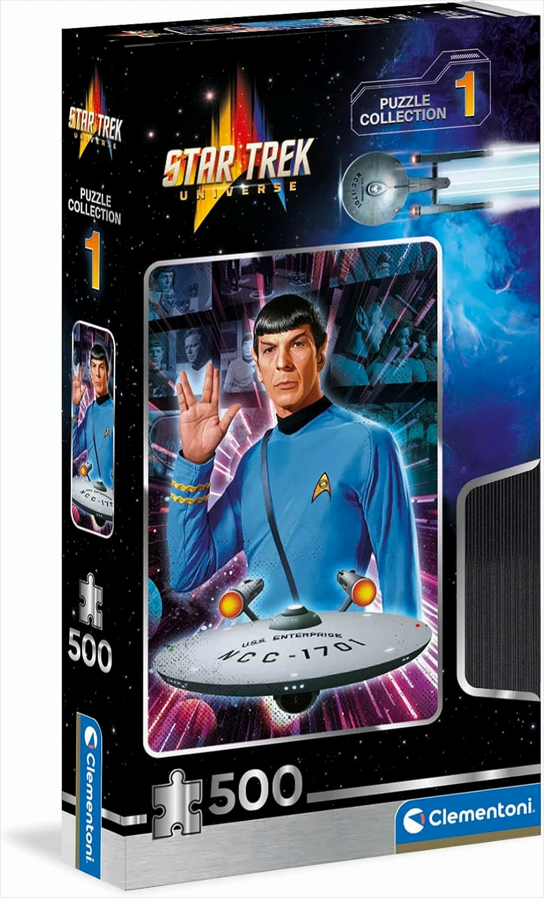 Clementoni Mehrfarbig Star Strek - Spock - Puzzle 500P (500 Teile) - Bild 4