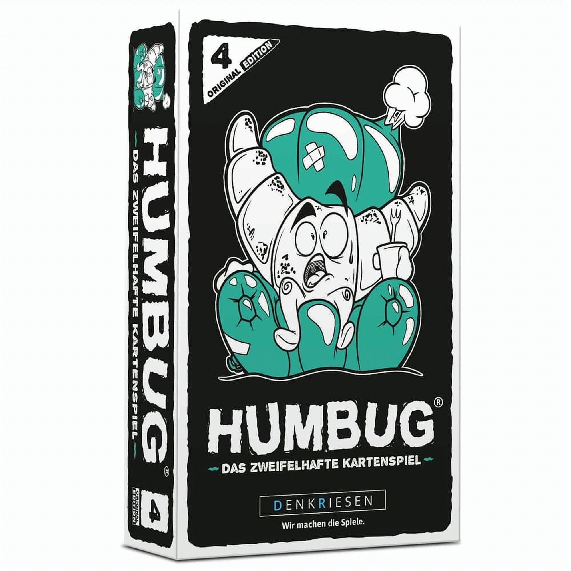 DENKRIESEN Humbug Original Edition Nr. 4 | Ratespiel ab 10 Jahren | Kartenspiel, Ratespiel, Partyspiel und Gesellschaftsspiel zum Täuschen, Bluffen und Wetten für Familie und Freunde. - Bild 8