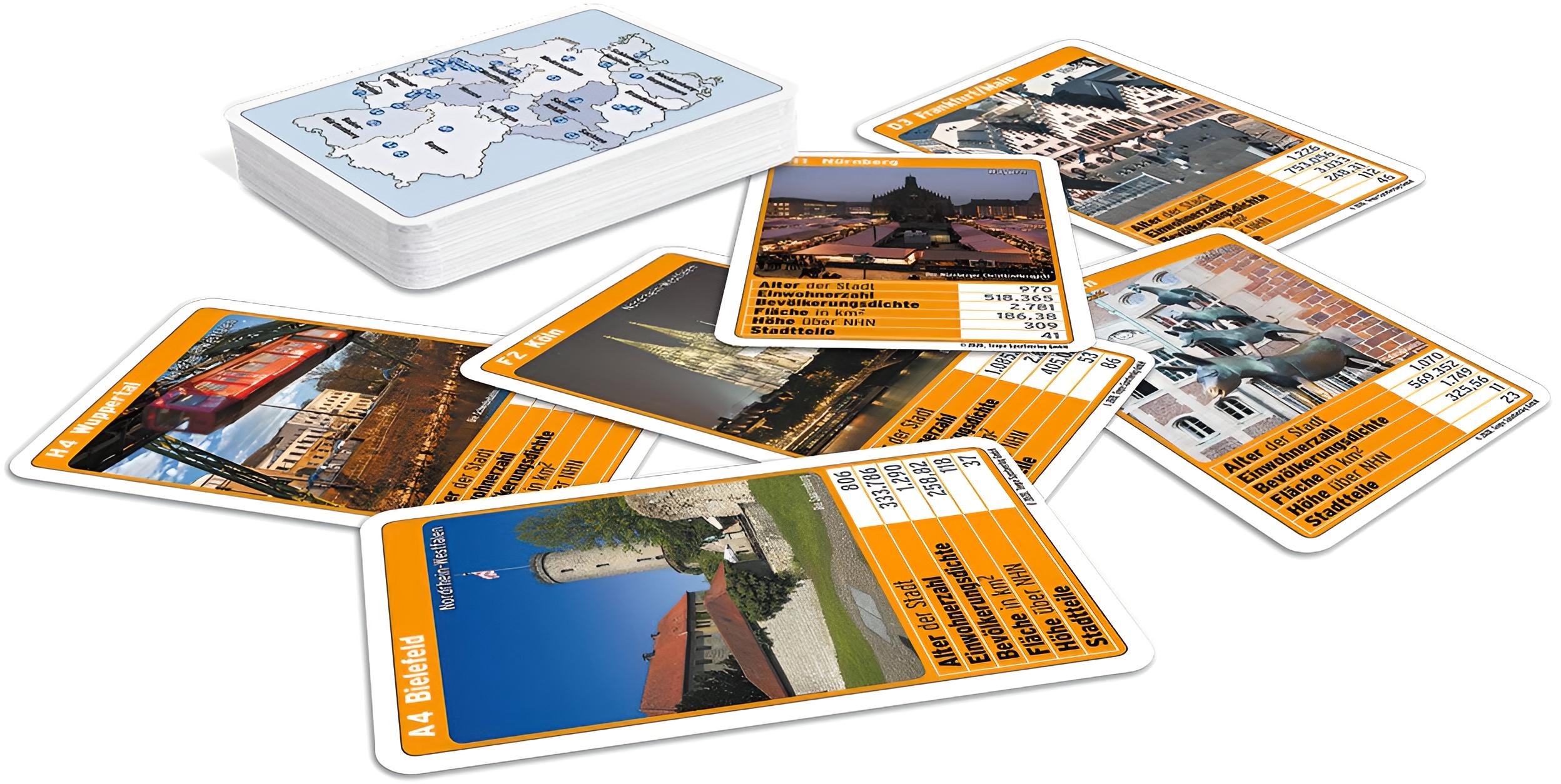 Ass Altenburg Mehrfarbig 22182490 - Deutschland-Quartett - Kartenspiel, Für 2-4 Spieler, Ab 4 Jahren (De-Ausgabe) (Deutsch, 2 - 4 Spieler) - Bild 7