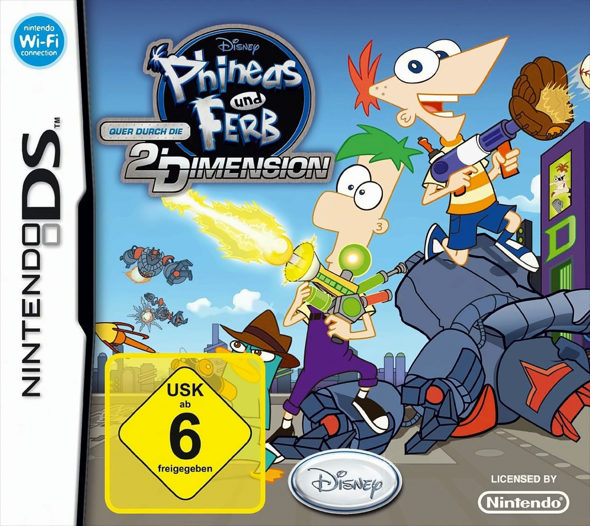 Phineas und Ferb Quer durch die 2. Dimension Nintendo DS Spiel Modul - Bild 3