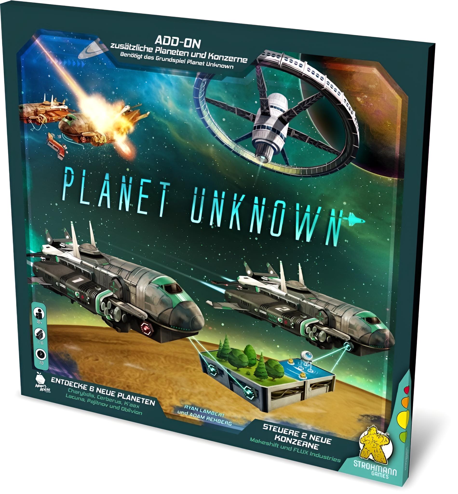 Strohmann Games Mehrfarbig Planet Unknown – Neue Planeten & Konzerne (Add-On Erweiterung) (Deutsch, 1 - 6 Spieler) - Bild 6