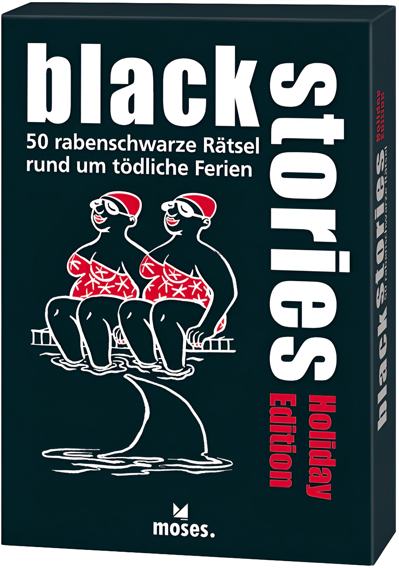 moses. black stories Holiday Edition, 50 rabenschwarze Rätsel, Das Krimi Kartenspiel: 50 raben... - Bild 3