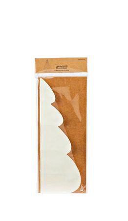 Seyila Home Honeycomb Tannenbaum aus Papier / Pappe -Weihnachtsdeko & Winterdeko, faltbarer Deko-Weihnachtsbaum