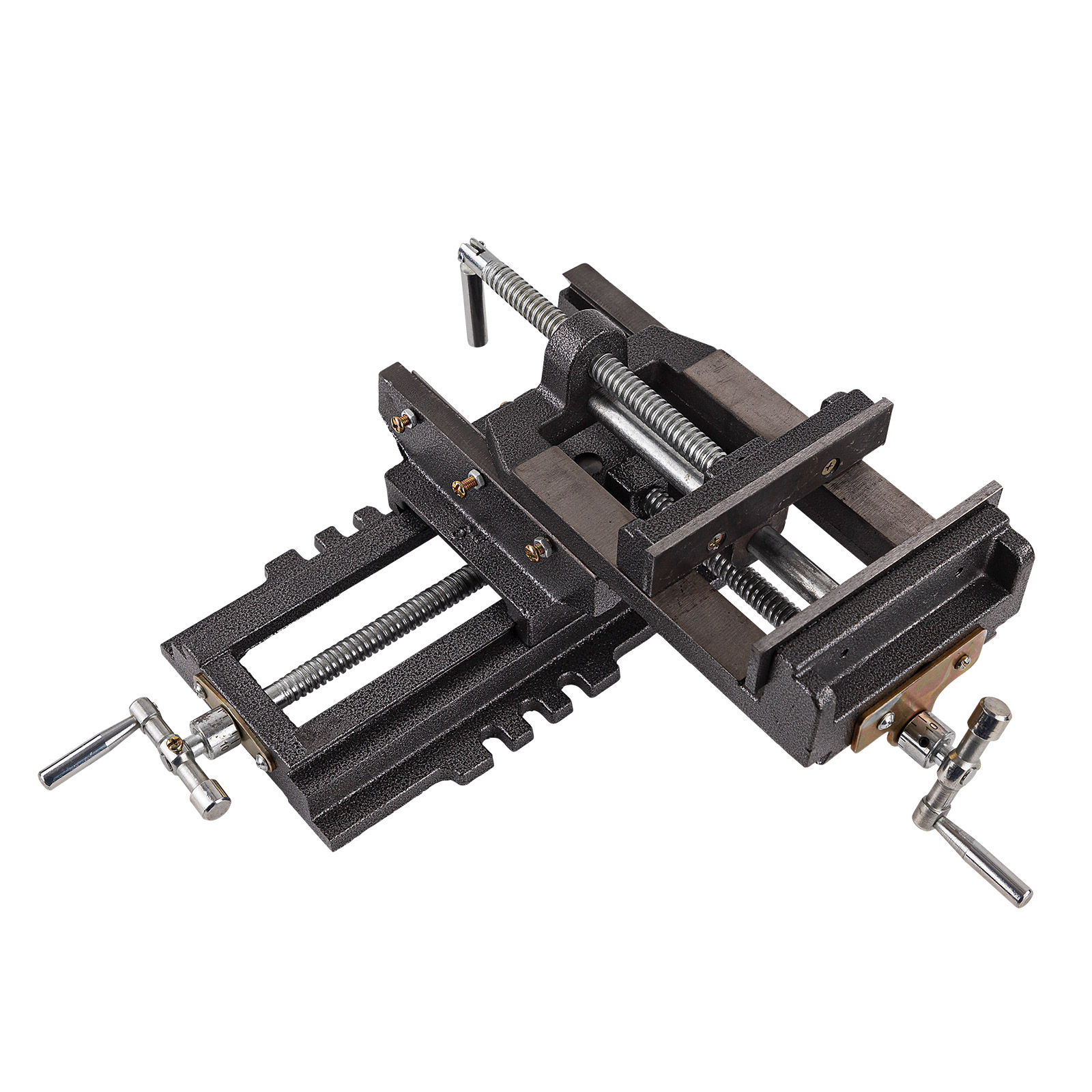 Qteck Maschinenschraubstock 150 Mm (6″) – Für Säulenbohrmaschinen, Tischbohrmaschinen & Werkbänke – Gehärtete Backen, Trapezgewinde, 5,7