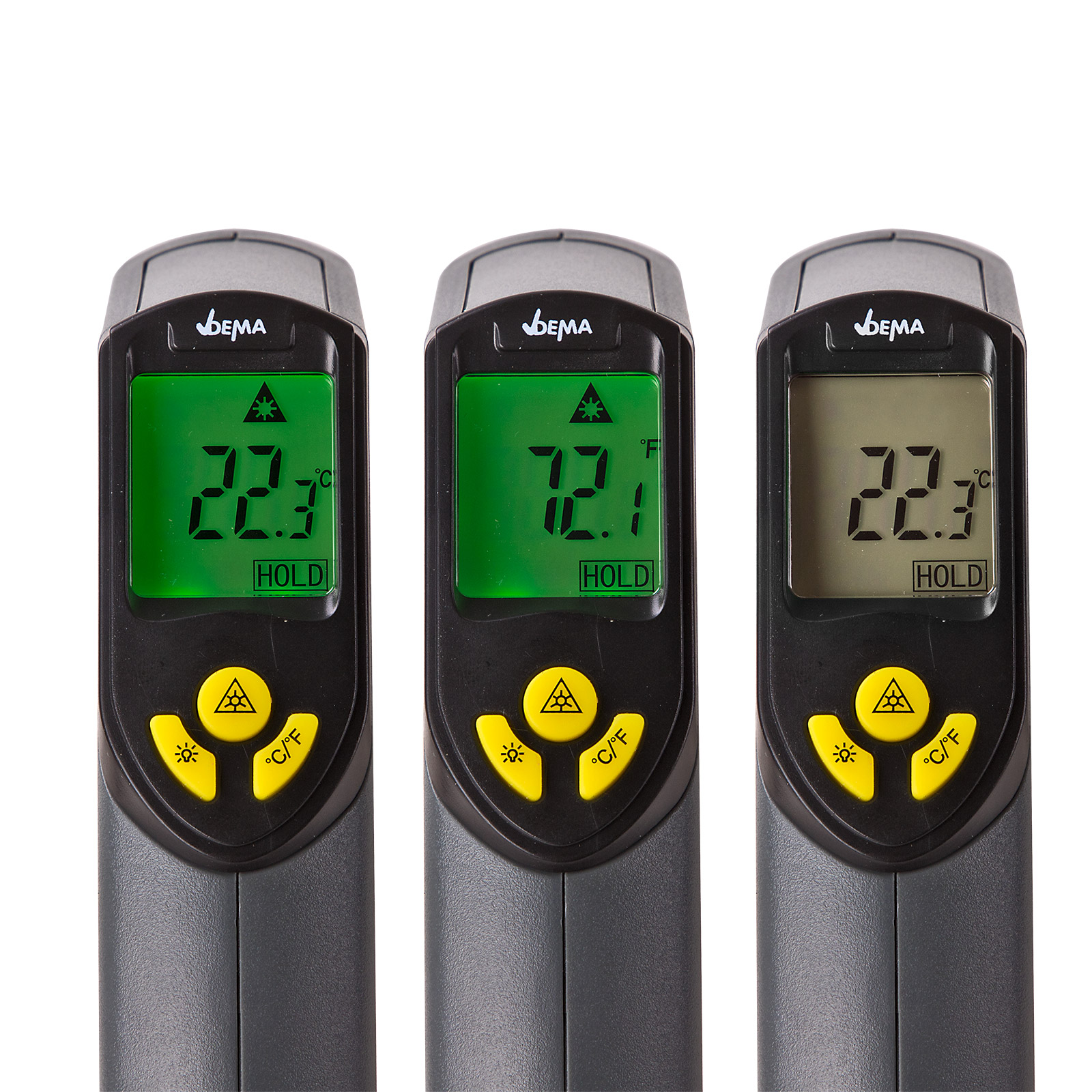 HOTUT Infrarot Thermometer, Laser Temperaturpistole -58°F~1022°F (-50°C~550°C), einstellbarer Emissionsgrad, Digital Laser temperaturmessgerät (NICHT für Mensch) für Kochen/Barbecue/Industrie HOTUT Infrarot Thermometer, Laser Temperaturpistole -58°F~1022°F (-50°C~550°C), einstellbarer Emissionsgrad, Digital Laser temperaturmessgerät (NICHT für Mensch) für Kochen/Barbecue/Industrie