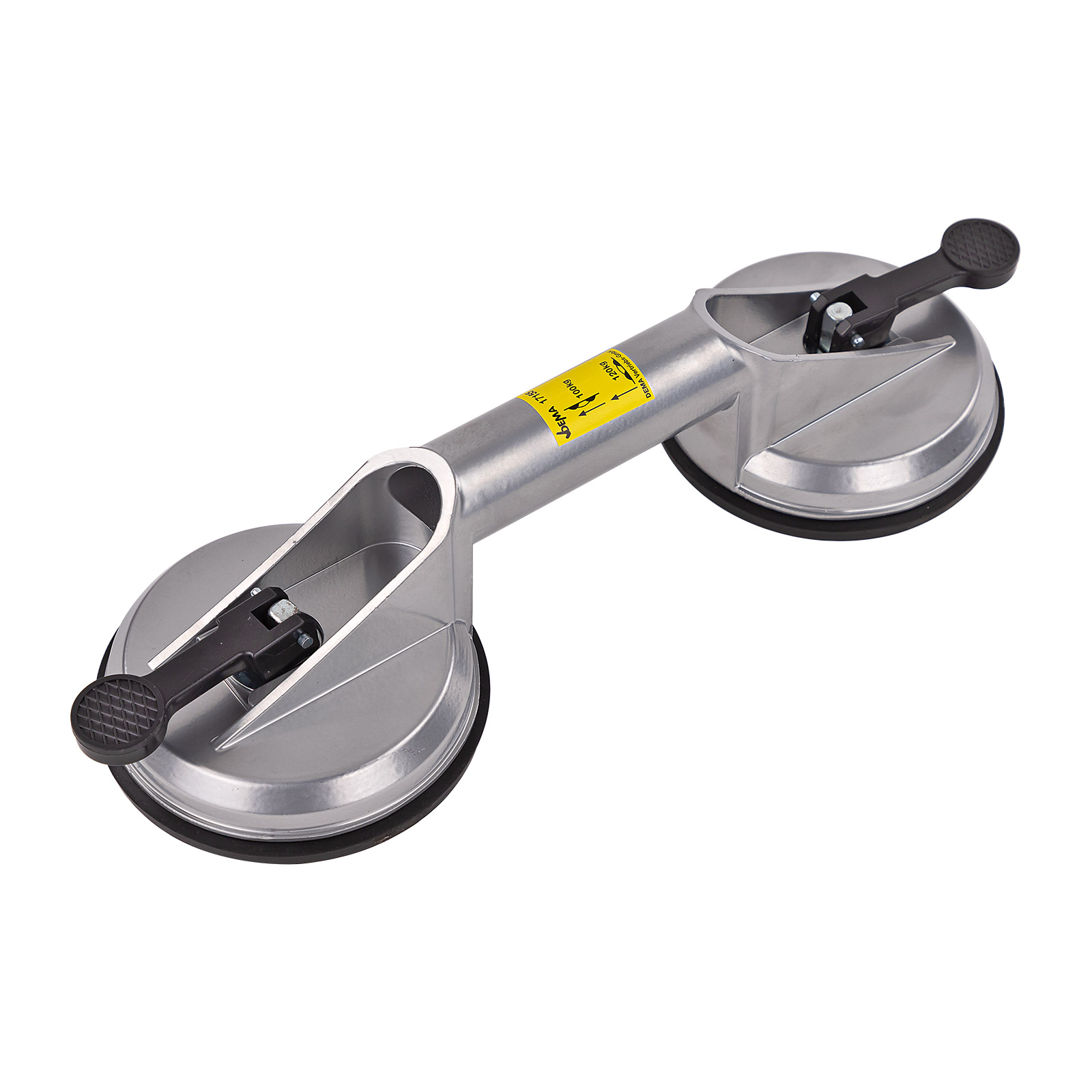 Saugheber GH100/120 Glassauger, Glasheber, Vakuumsauger, Gummisauger, Alu, bis 120 kg, robust, handlich, stabil, Glas, Fenster, Fliesen, Werkstatt