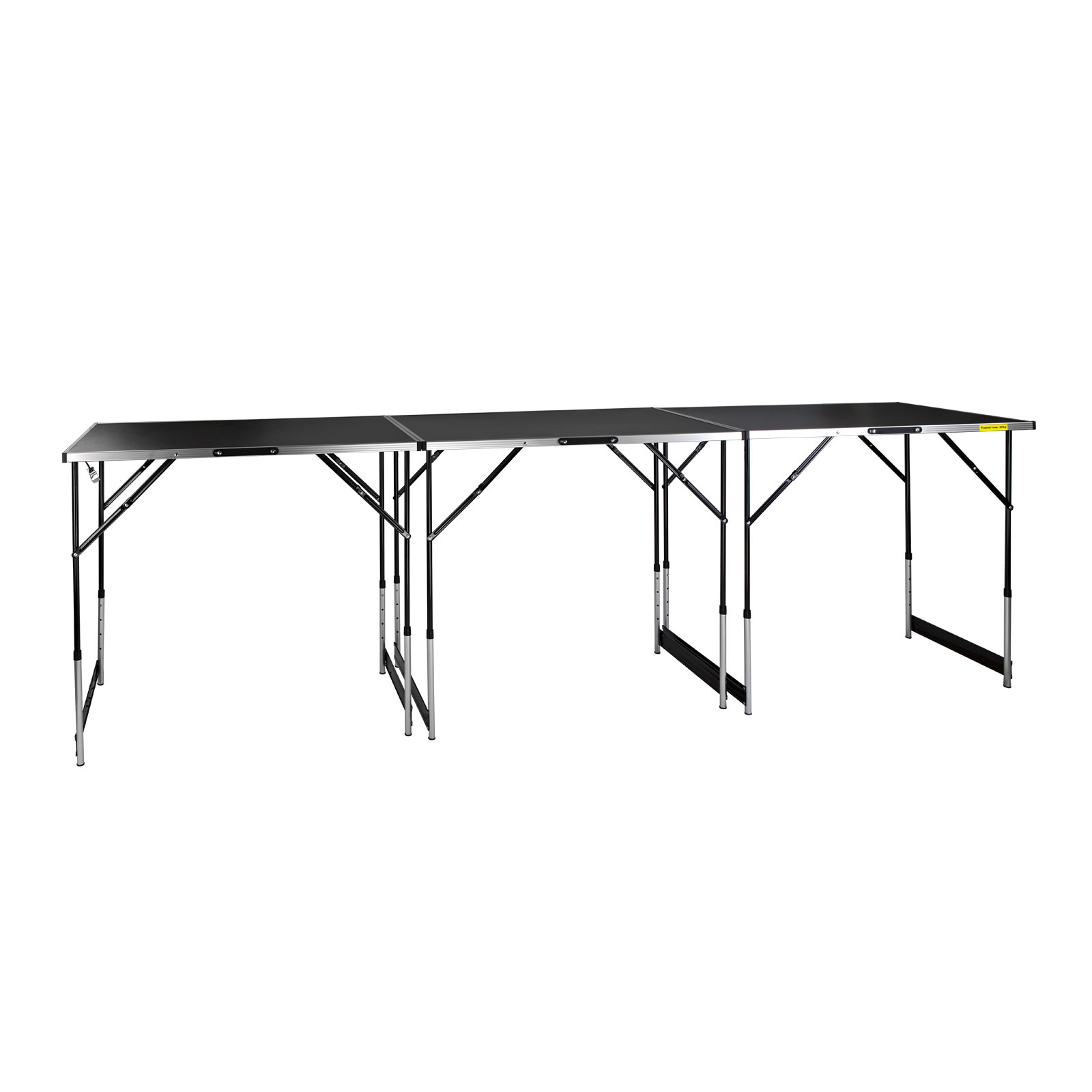 Tapeziertisch 3 m, Klappbarer Mehrzwecktisch, Flohmarkt-, Camping- und Arbeitstisch, stabil, platzsparend, praktisch, Haushalt, Werkstatt, Outdoor