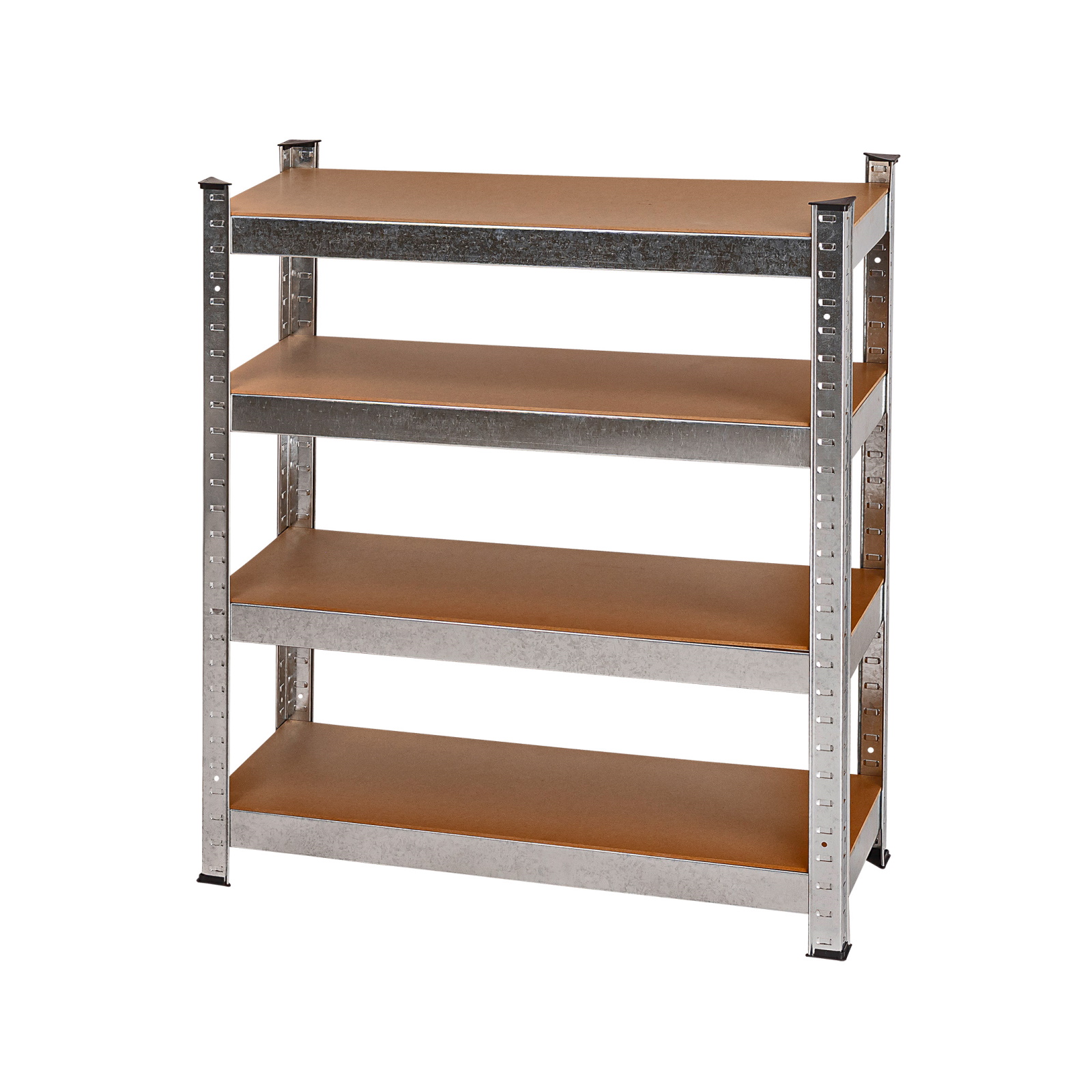 Metall Steckregal 173x75x30 cm – 5 Holzböden, Kellerregal, Lagerregal, Universalregal – hohe Tragkraft, stabil, langlebig – für Werkstatt, Keller, Garage, Haushalt, Lager, Aufbewahrung
