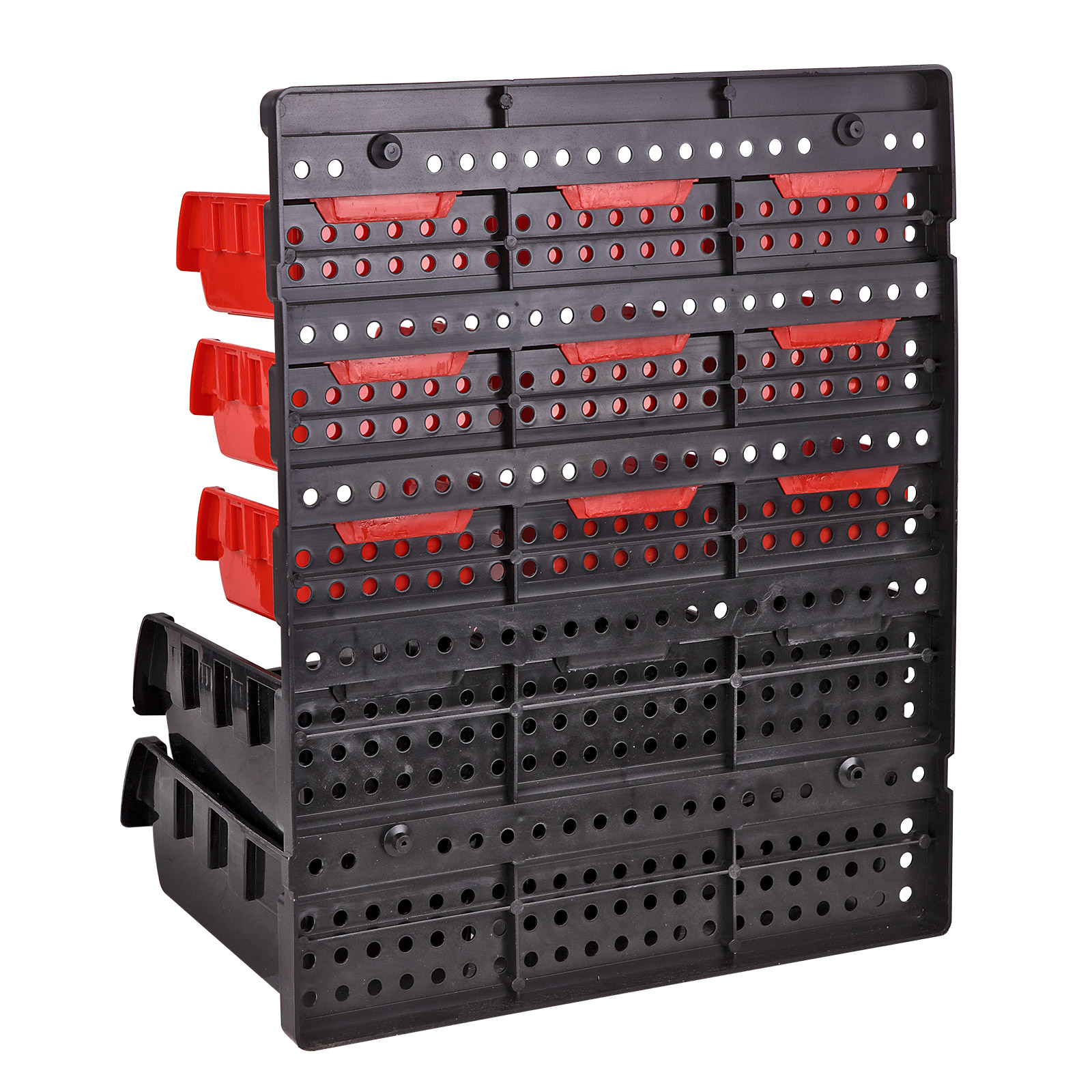 Rote Industrieboxen 300x91x81 Mm – Stapelbare Lag Produktbild-Vorschau 4