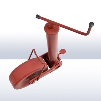 Simol Stützrad 1500 Kg Stützlast – Stahlblechrad, 300 Mm Spindelhub, Federverriegelung, Halbautomatisch