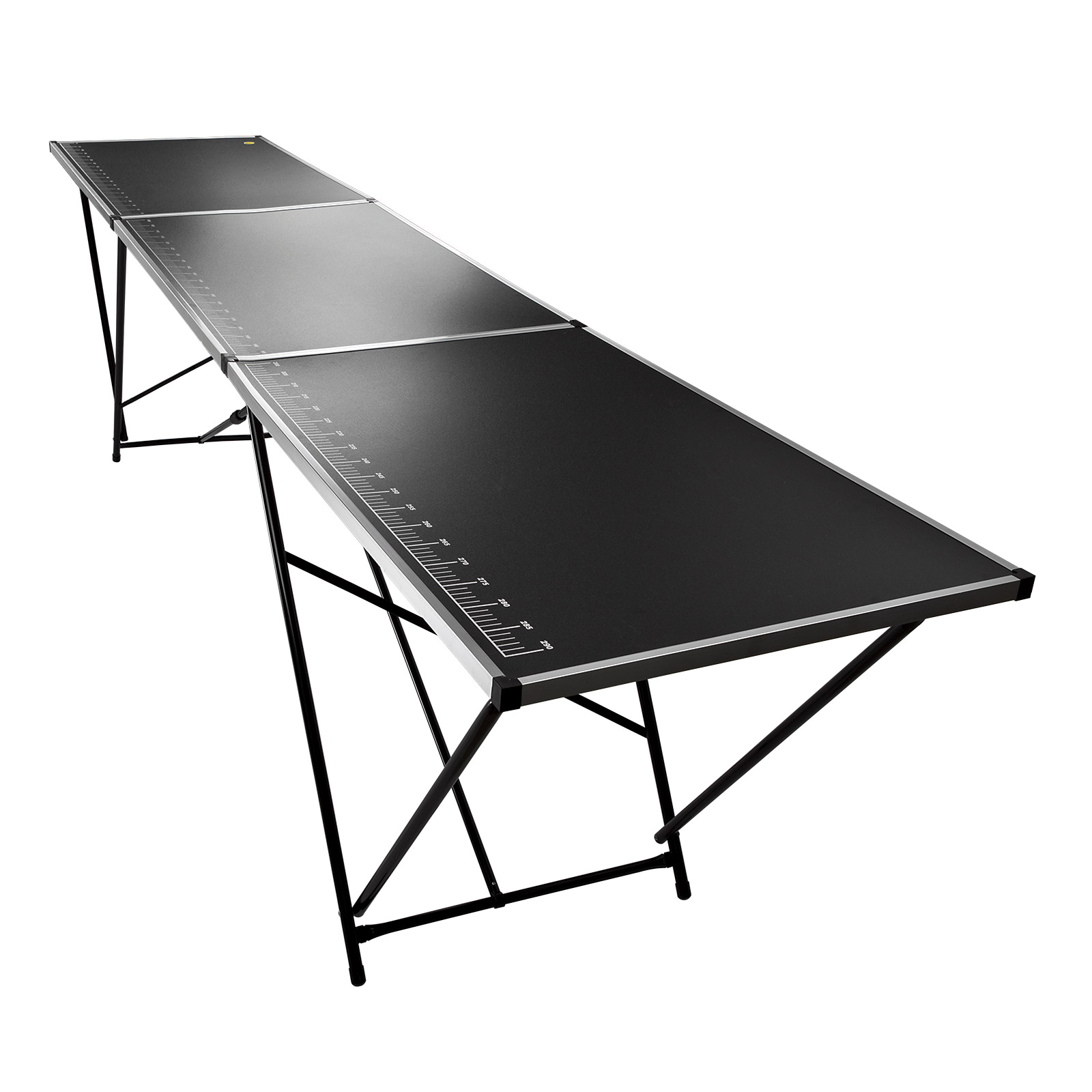 Tapeziertisch 3 m klappbar - Klapptisch, Mehrzwecktisch, Flohmarkttisch, Campingtisch, Verkaufstisch - stabil, langlebig, transportabel - Heimwerker, Markt, Outdoor