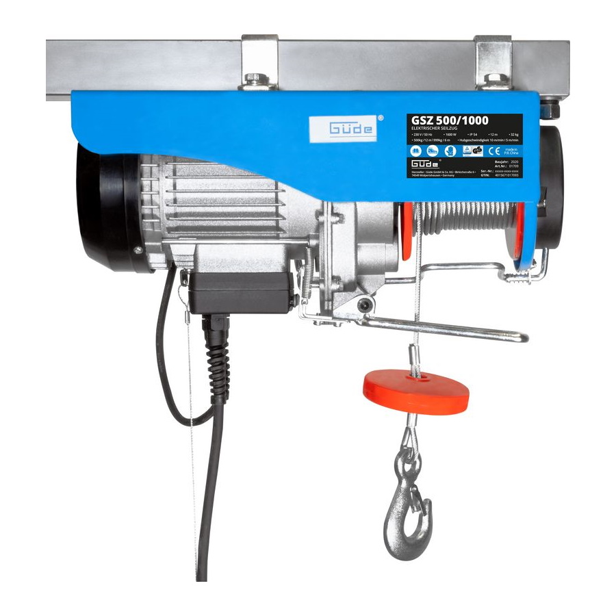 Elektrische Seilwinden und Seilzüge Online Shop, seilwinde 230v 1000kg