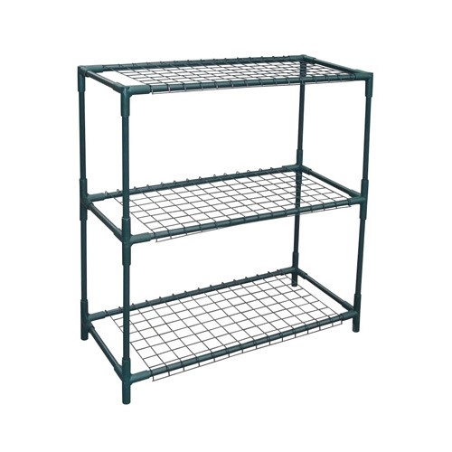 Metall Pflanzenregal Blumenregal 72x33x75cm, robustes Gartenregal für Pflanzen und Blumen, eleganter Blumenständer für Terrasse, Balkon und Garten
