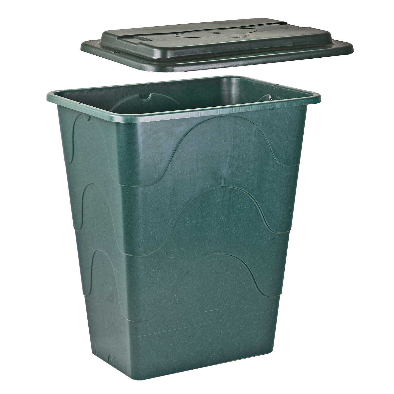 300 Liter Regentonne Regenspeicher aus Kunststoff Regenfass Tonne Fass Garten grün 300l PVC