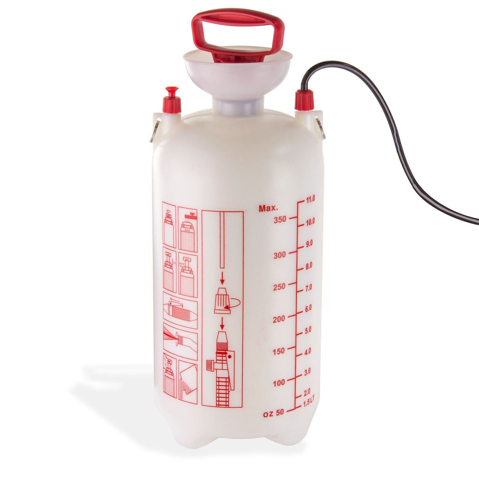 Drucksprüher 11 L - Gartenspritze, Pumpsprüher, Pflanzensprüher - Robust, Leicht, Vielseitig - Für Wasser, Dünger, Tapeten, Garten, Haushalt