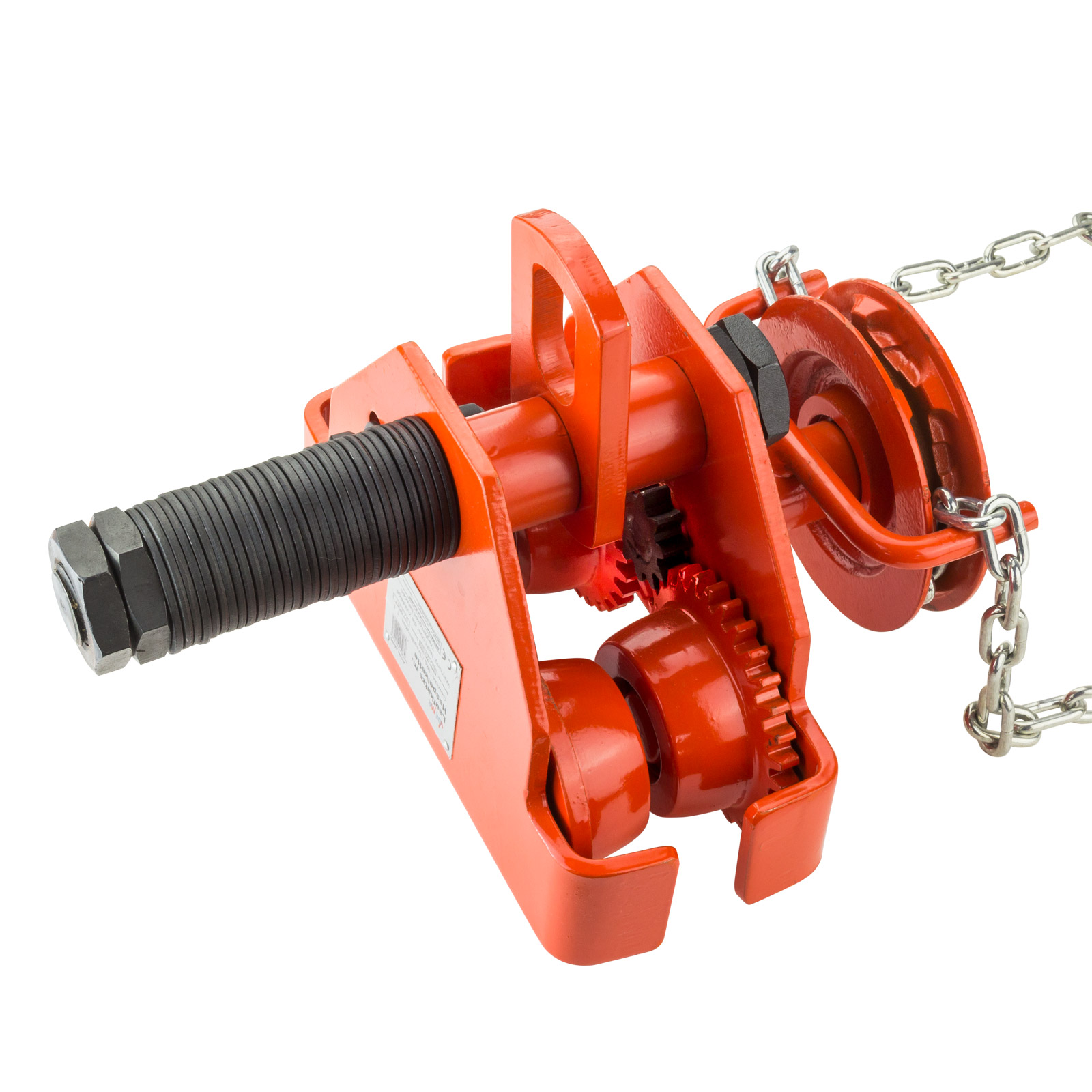 Lfhelper Rollfahrwerk Laufkatze – 2 T, Mit 3 M Kette, Für I-Träger 94–124 Mm, Für Hallenkran, Materialtransport & Montage