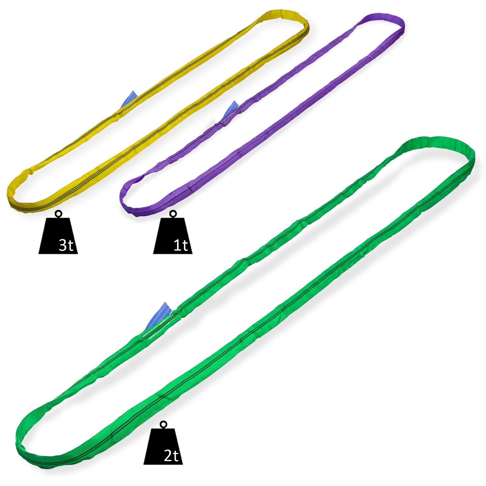Rundschlingen kaufen » Polyester Schlingen Set Online-Shop