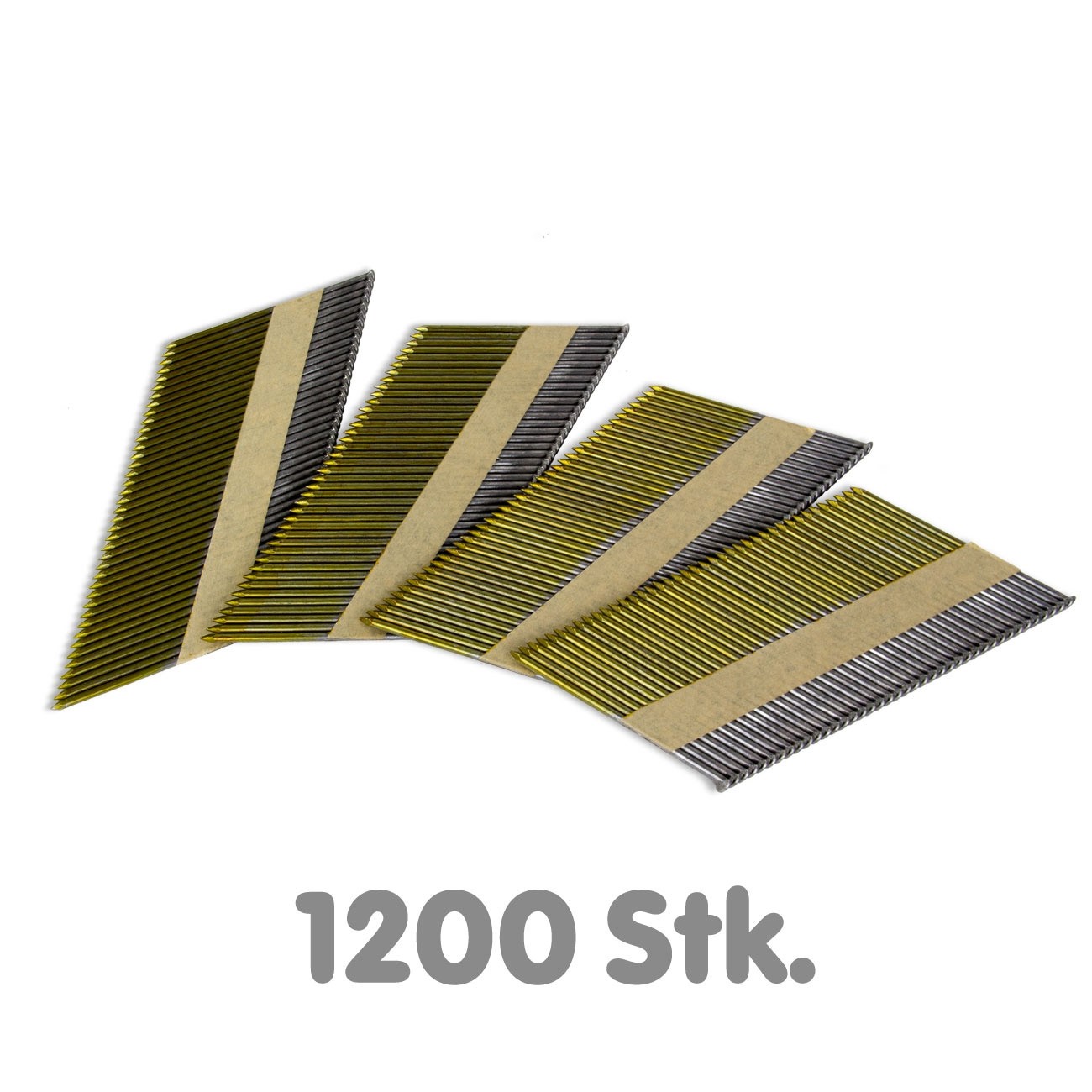 Streifennägel 34° 2,8 x 75 mm gerillt verzinkt 12 µm Streifennägel 34° 2,8 x 75 mm gerillt verzinkt 12 µm